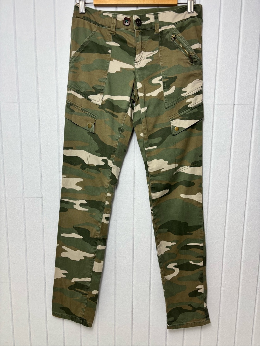 Rewind‎ Camouflage Cargo Pants in Green and Tan Size 5